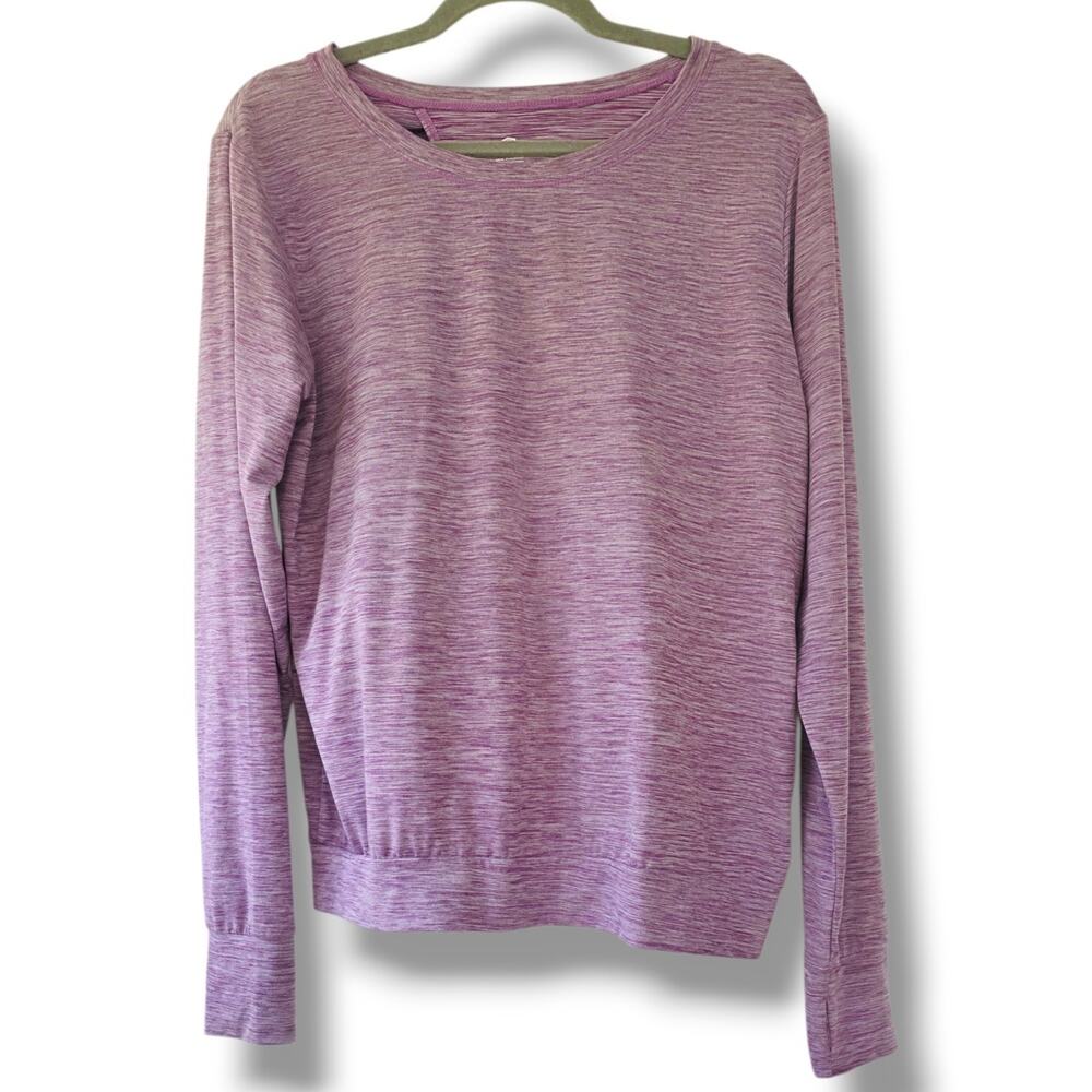 Born Primitive Athleisure Warm Up Long Sleeve Top CrossFit Purple Women’s M